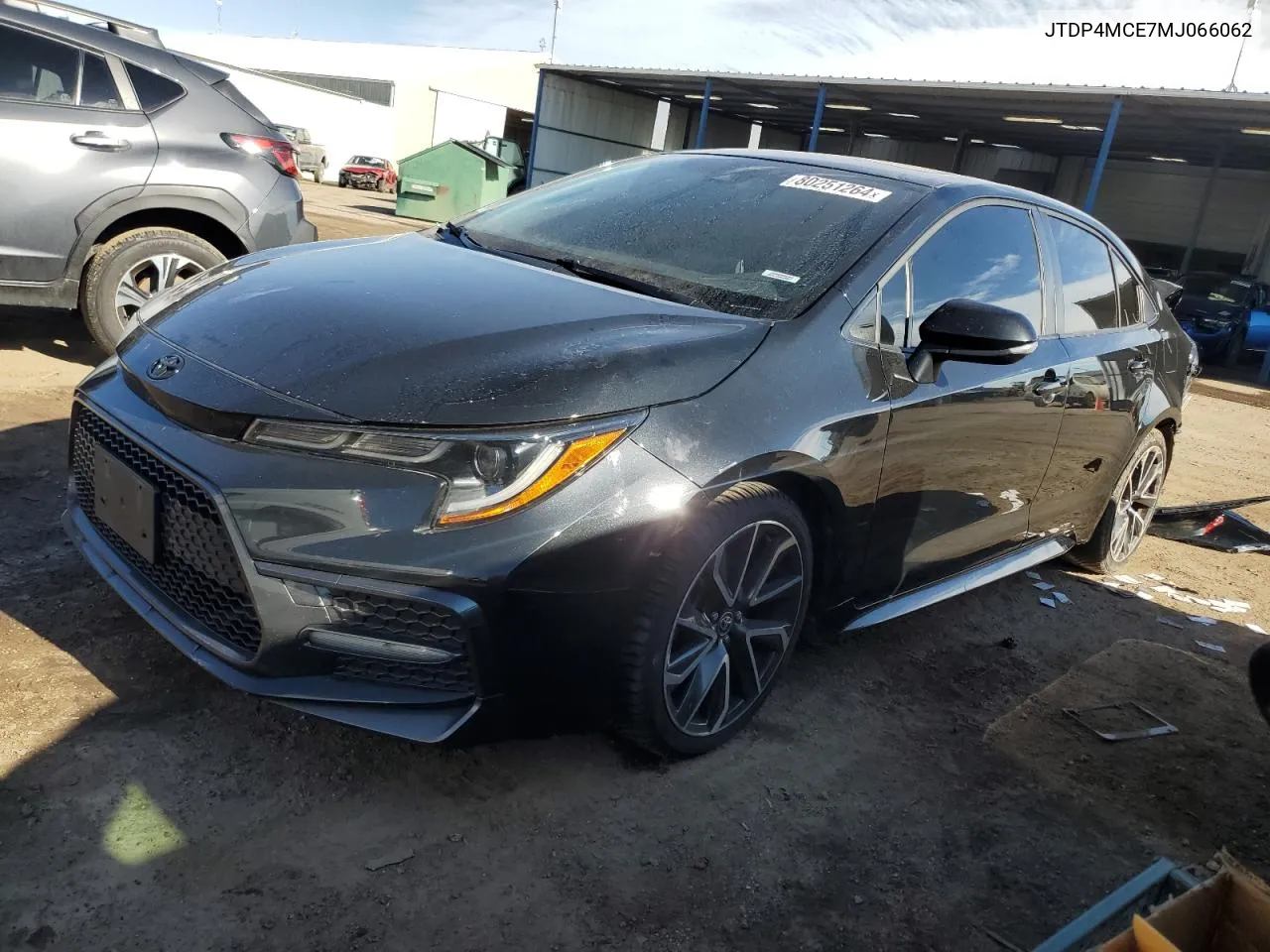 2021 Toyota Corolla Se VIN: JTDP4MCE7MJ066062 Lot: 80251264