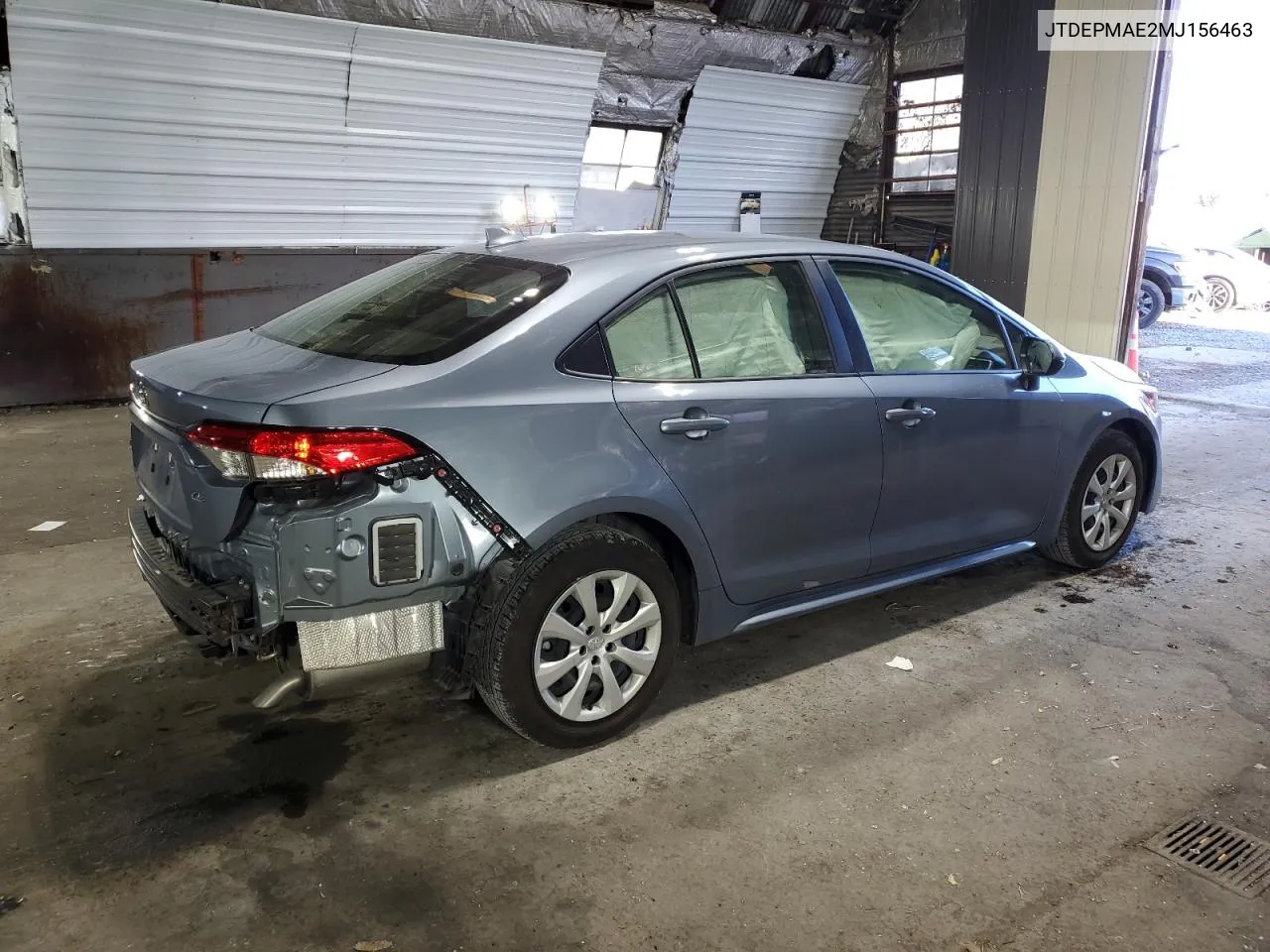 2021 Toyota Corolla Le VIN: JTDEPMAE2MJ156463 Lot: 80359524