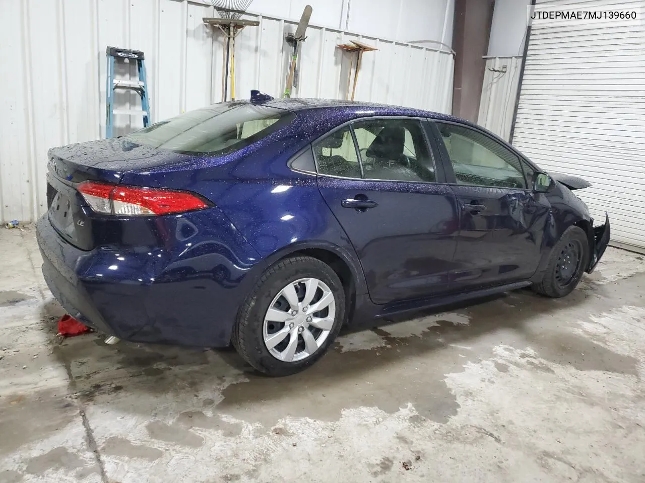 2021 Toyota Corolla Le VIN: JTDEPMAE7MJ139660 Lot: 80541964