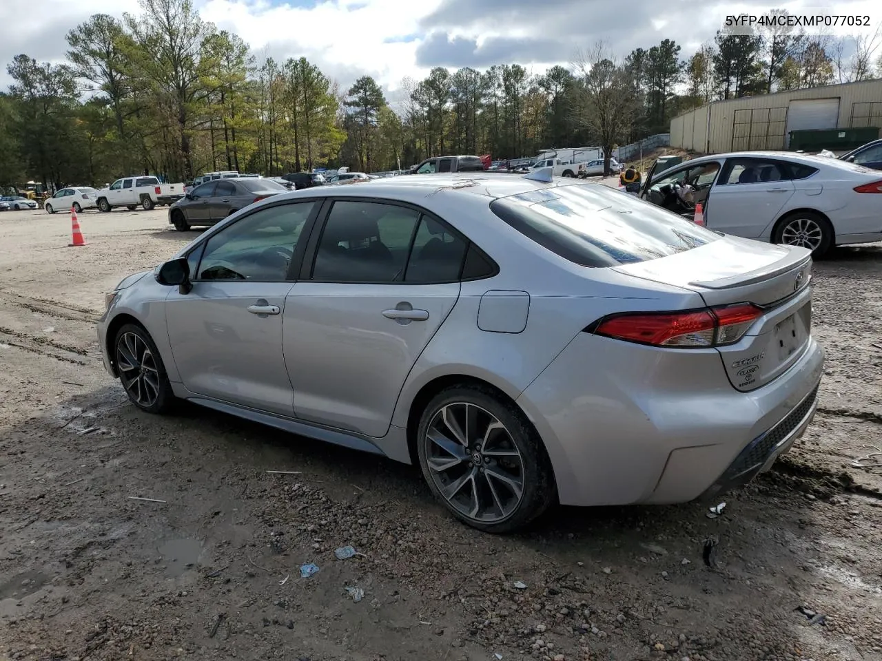 2021 Toyota Corolla Se VIN: 5YFP4MCEXMP077052 Lot: 81042624