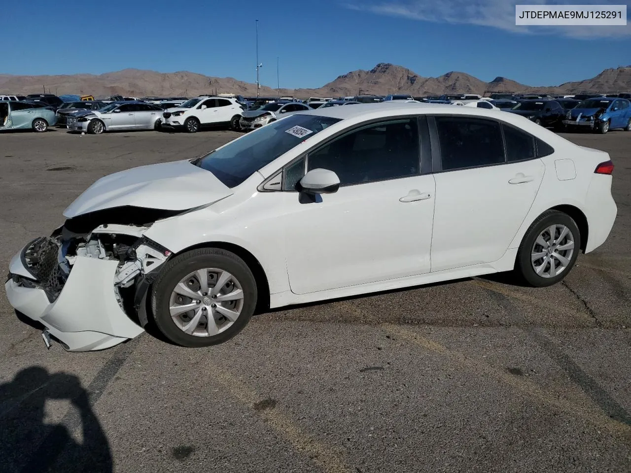 2021 Toyota Corolla Le VIN: JTDEPMAE9MJ125291 Lot: 81490504