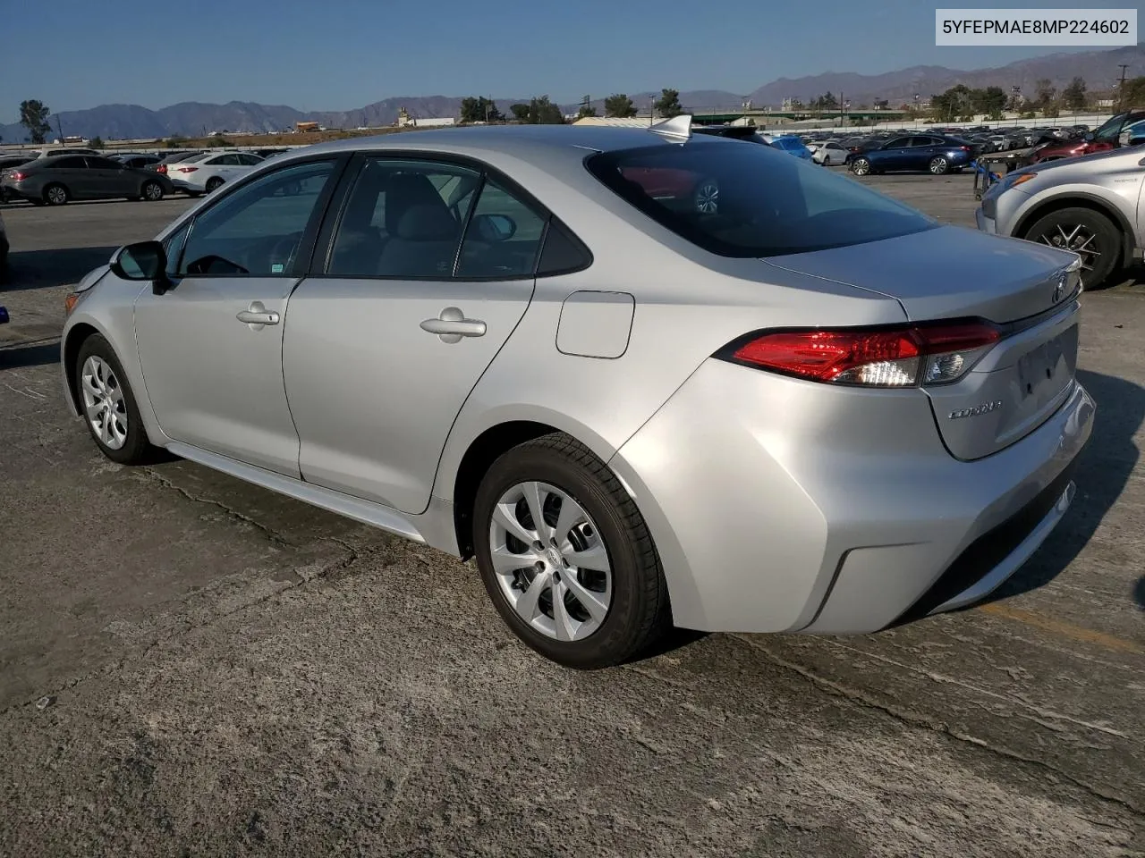 2021 Toyota Corolla Le VIN: 5YFEPMAE8MP224602 Lot: 81541514