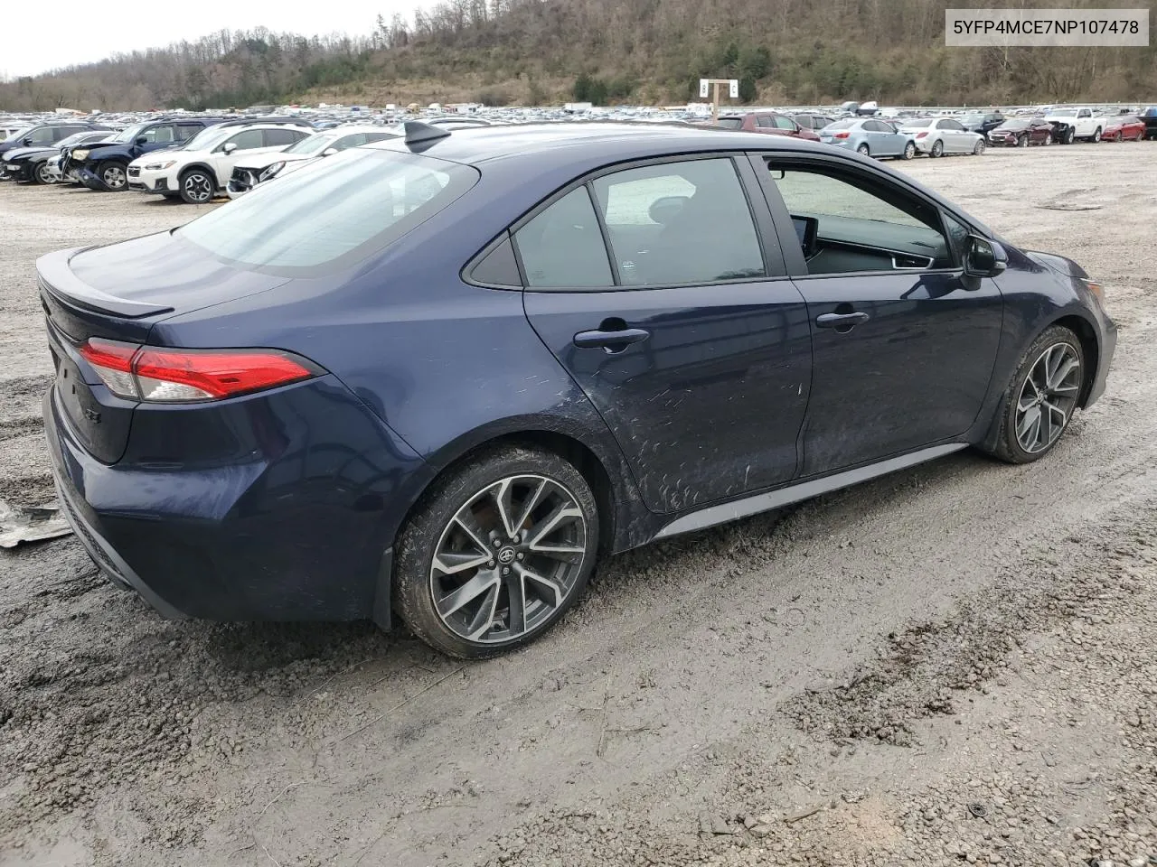 5YFP4MCE7NP107478 2022 Toyota Corolla Se