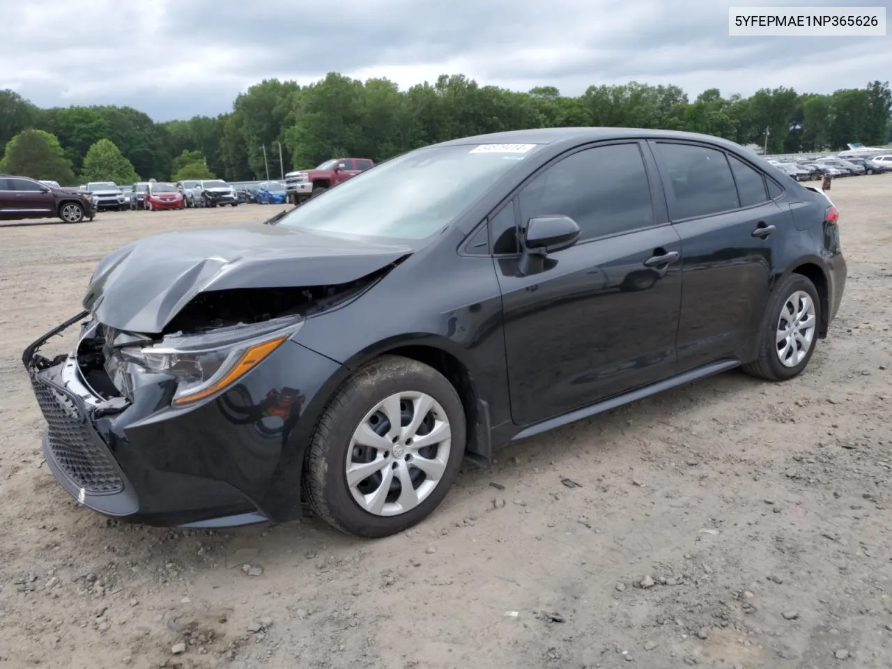 2022 Toyota Corolla Le VIN: 5YFEPMAE1NP365626 Lot: 54879414