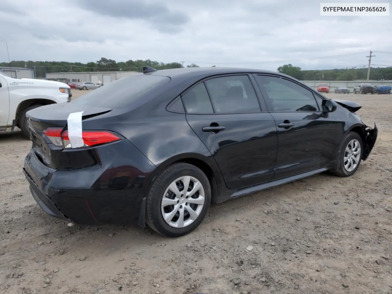 2022 Toyota Corolla Le VIN: 5YFEPMAE1NP365626 Lot: 54879414