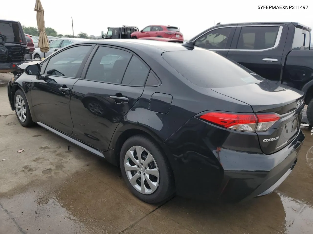 2022 Toyota Corolla Le VIN: 5YFEPMAEXNP311497 Lot: 55873424