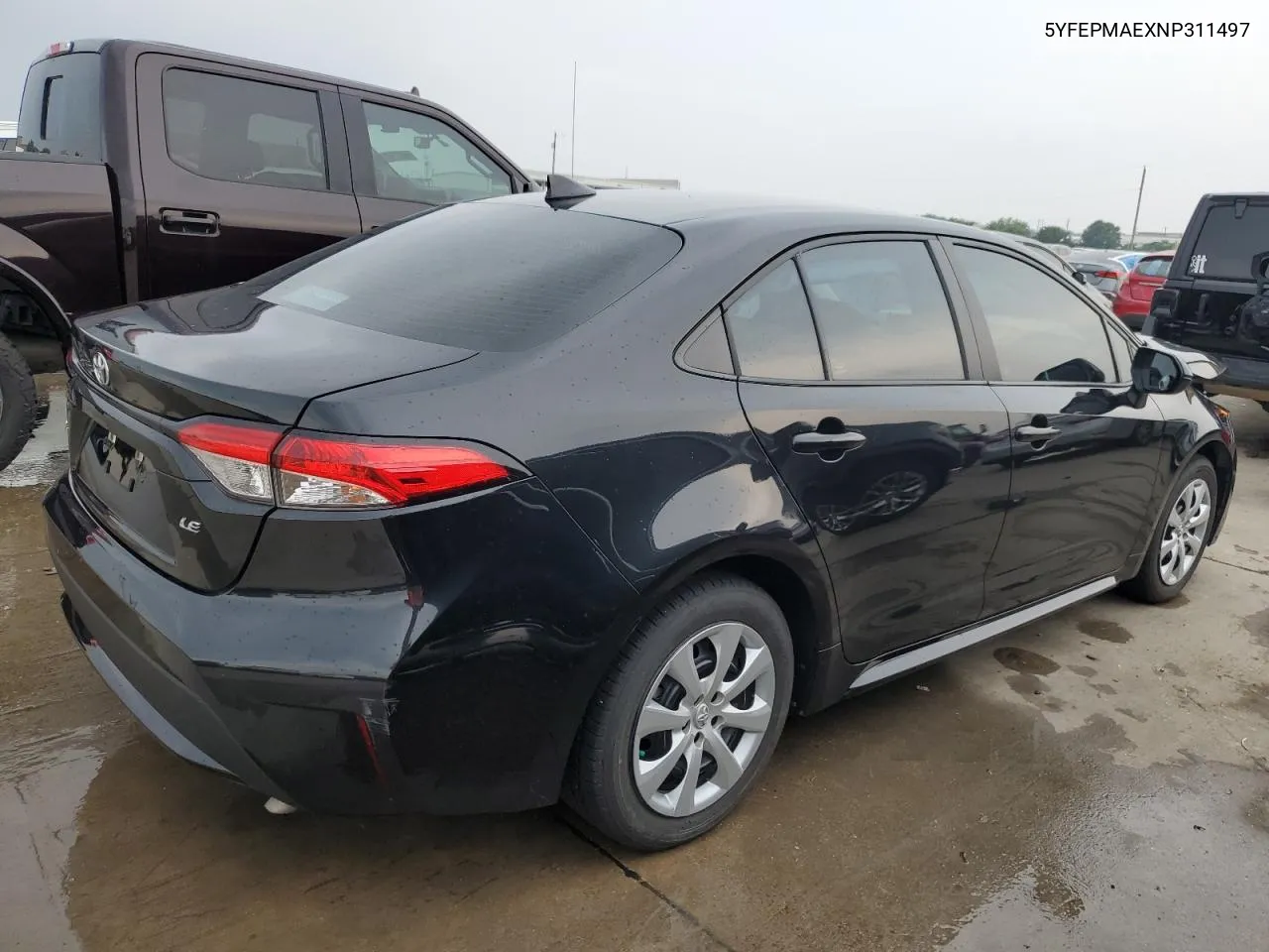 2022 Toyota Corolla Le VIN: 5YFEPMAEXNP311497 Lot: 55873424