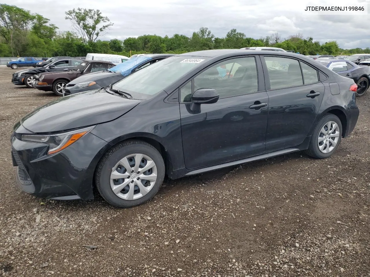 2022 Toyota Corolla Le VIN: JTDEPMAE0NJ199846 Lot: 56346964