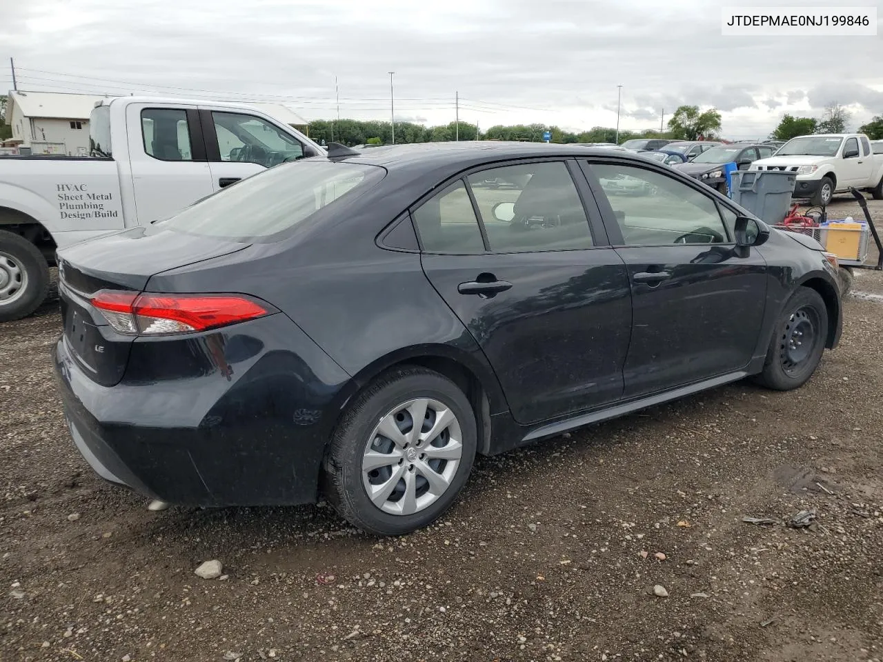 2022 Toyota Corolla Le VIN: JTDEPMAE0NJ199846 Lot: 56346964