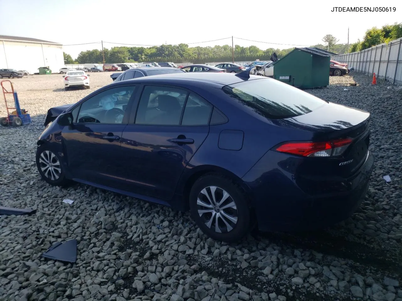 2022 Toyota Corolla Le VIN: JTDEAMDE5NJ050619 Lot: 59172844