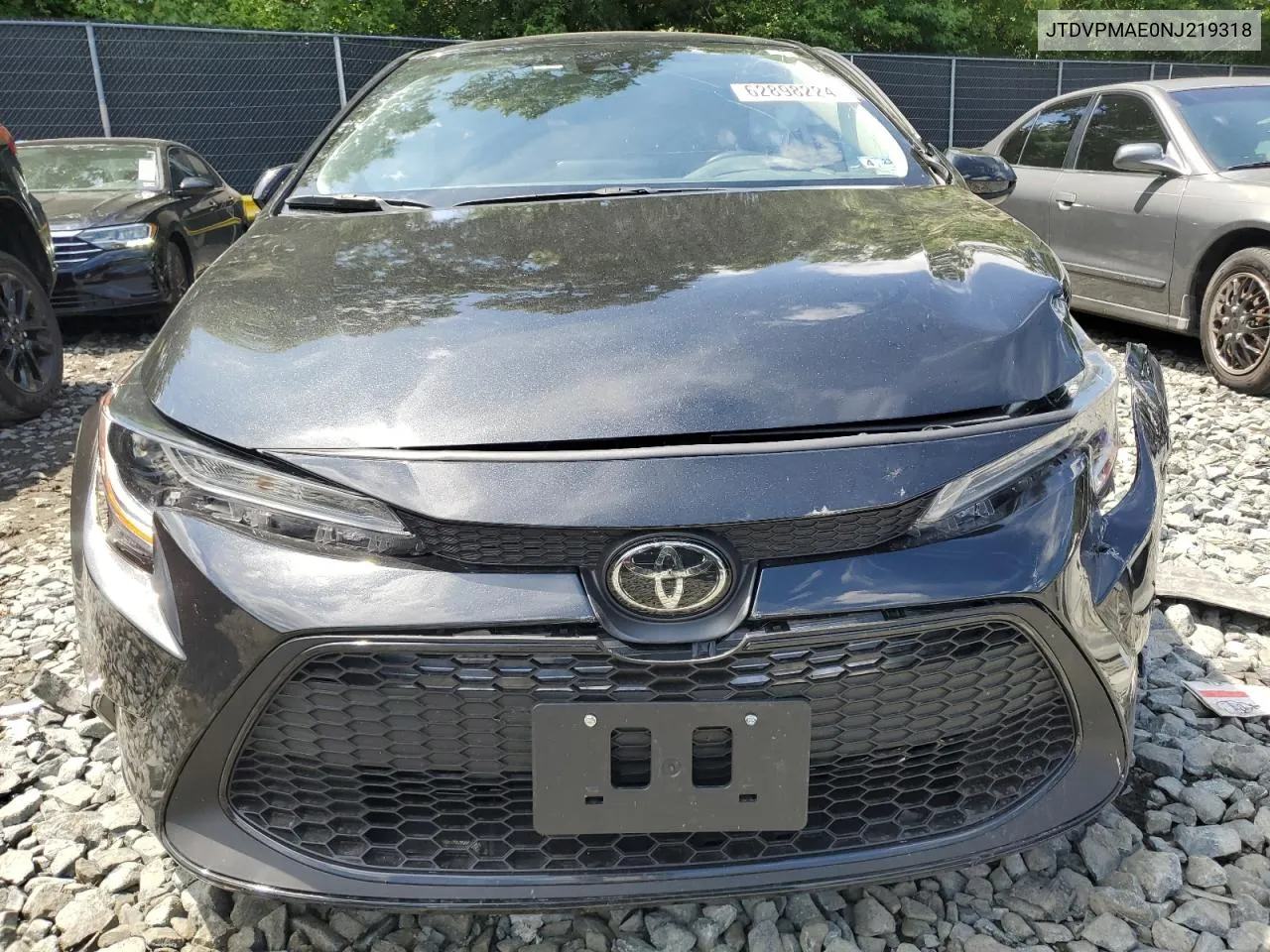 2022 Toyota Corolla Le VIN: JTDVPMAE0NJ219318 Lot: 62898224