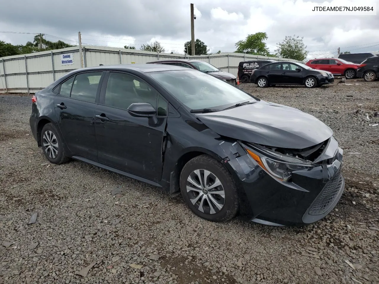 2022 Toyota Corolla Le VIN: JTDEAMDE7NJ049584 Lot: 64035114