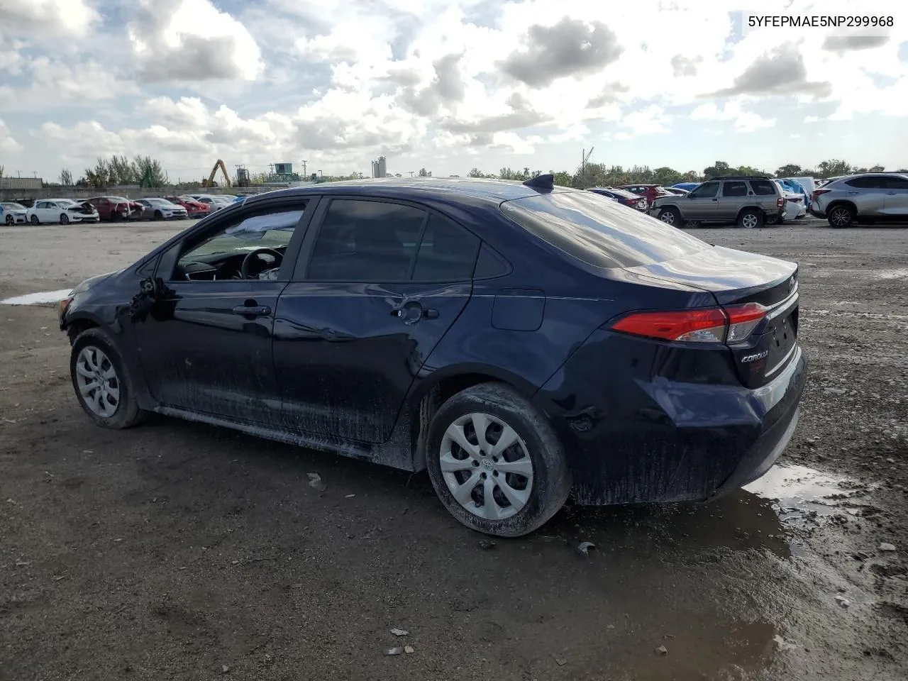 2022 Toyota Corolla Le VIN: 5YFEPMAE5NP299968 Lot: 66720644