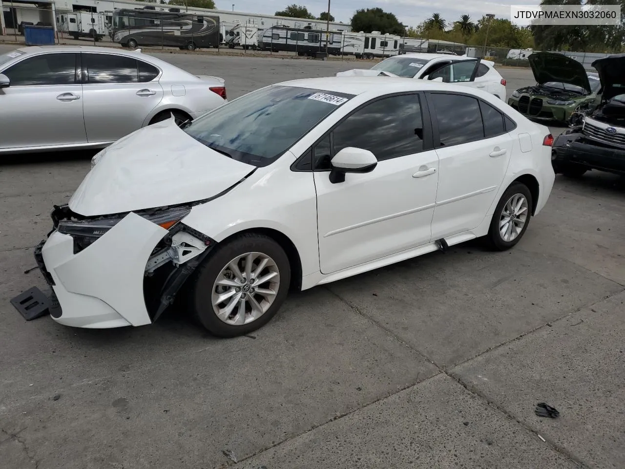 2022 Toyota Corolla Le VIN: JTDVPMAEXN3032060 Lot: 67146614