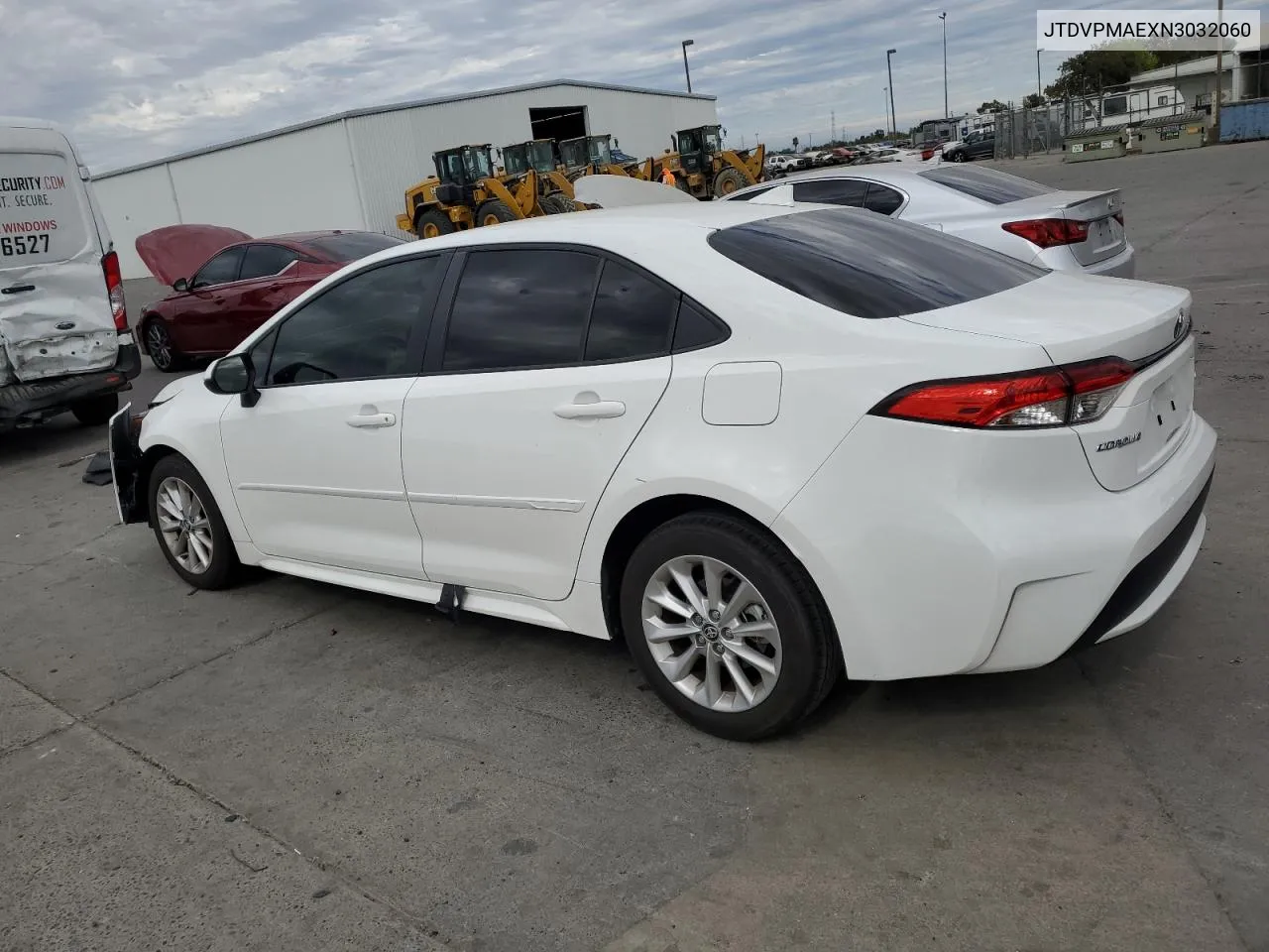 2022 Toyota Corolla Le VIN: JTDVPMAEXN3032060 Lot: 67146614