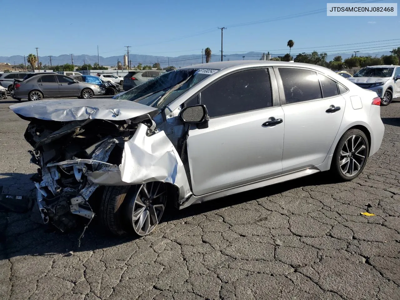 2022 Toyota Corolla Se VIN: JTDS4MCE0NJ082468 Lot: 68169054