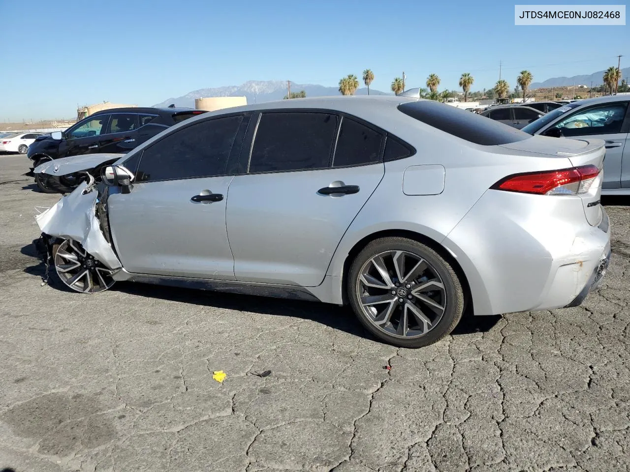 2022 Toyota Corolla Se VIN: JTDS4MCE0NJ082468 Lot: 68169054