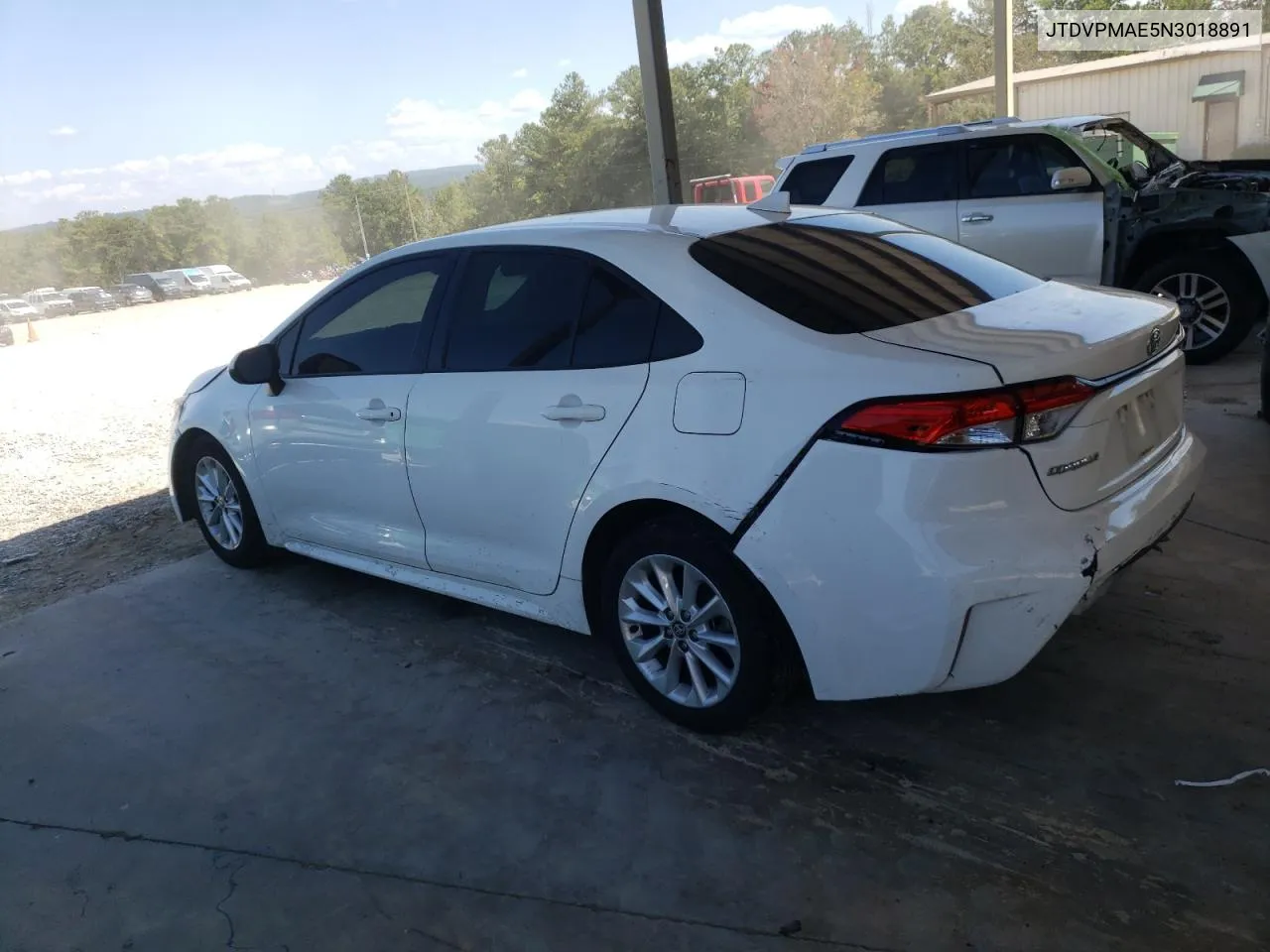 2022 Toyota Corolla Le VIN: JTDVPMAE5N3018891 Lot: 69201454