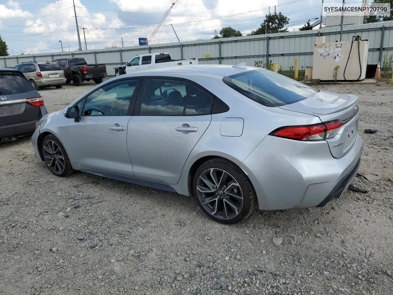 2022 Toyota Corolla Se VIN: 5YFS4MCE5NP120790 Lot: 69674374