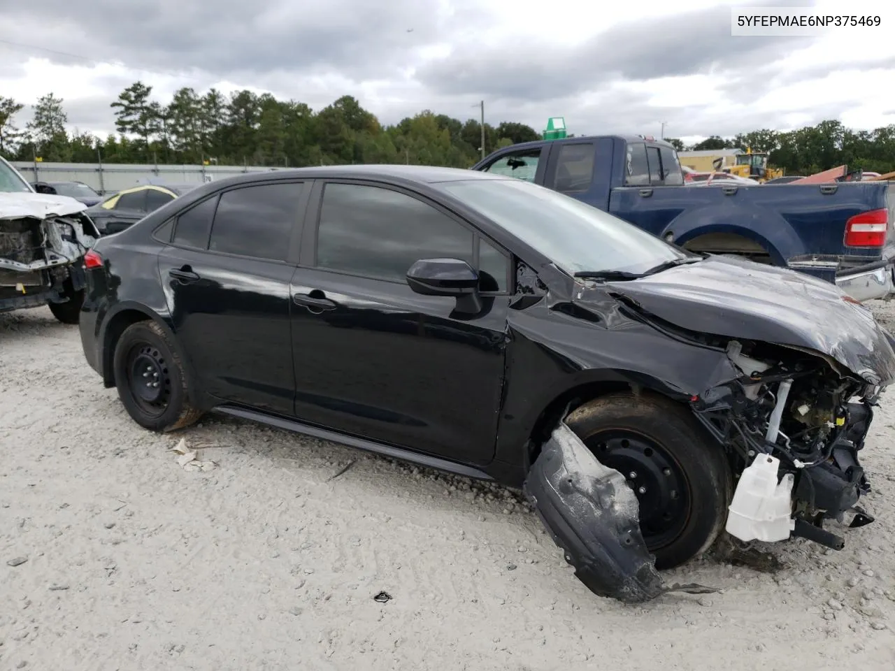 2022 Toyota Corolla Le VIN: 5YFEPMAE6NP375469 Lot: 69759284