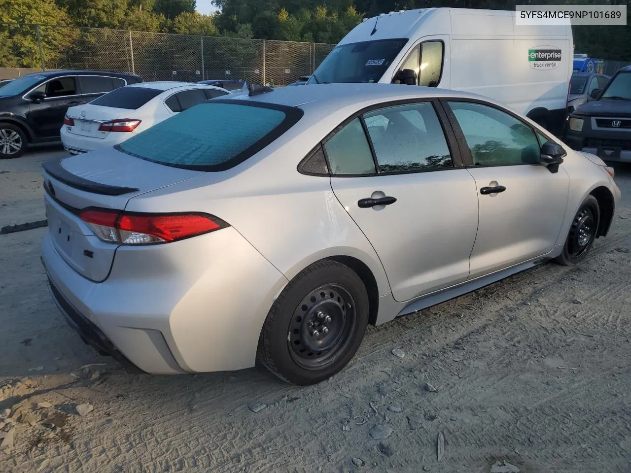 5YFS4MCE9NP101689 2022 Toyota Corolla Se