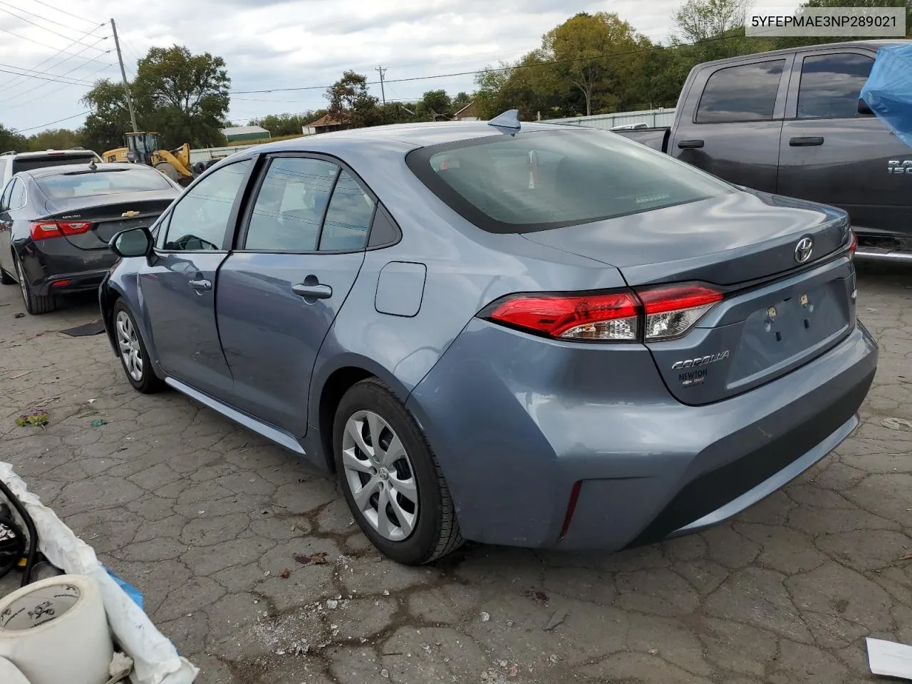 2022 Toyota Corolla Le VIN: 5YFEPMAE3NP289021 Lot: 69959674