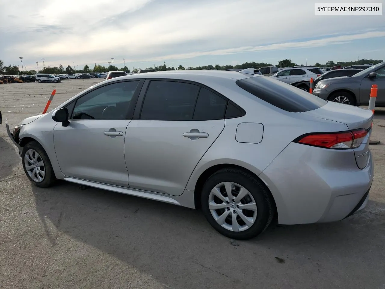 2022 Toyota Corolla Le VIN: 5YFEPMAE4NP297340 Lot: 70002934