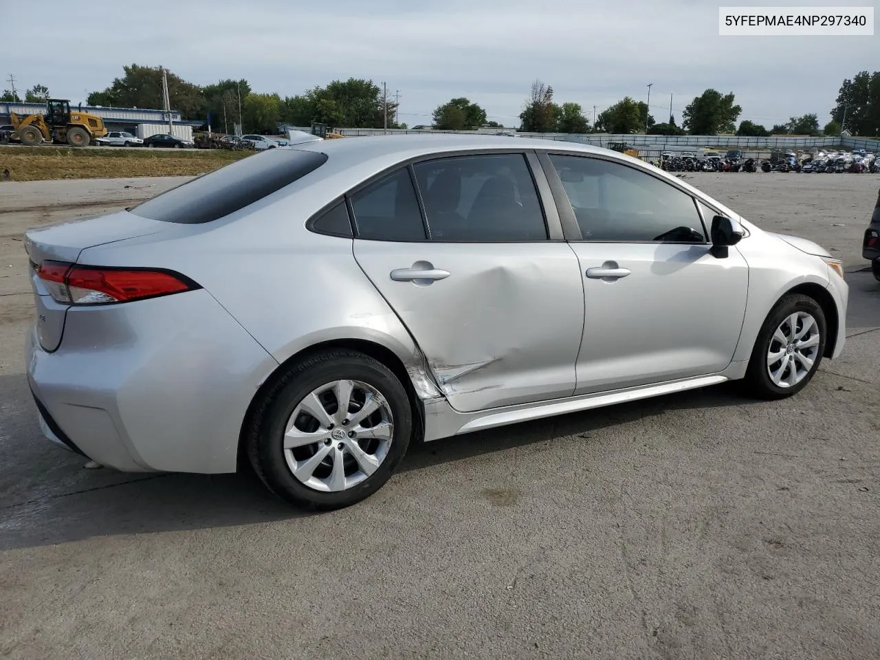 2022 Toyota Corolla Le VIN: 5YFEPMAE4NP297340 Lot: 70002934