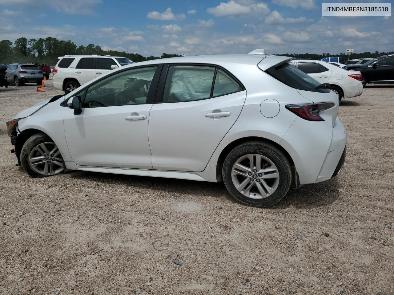 2022 Toyota Corolla Se VIN: JTND4MBE8N3185518 Lot: 70125074