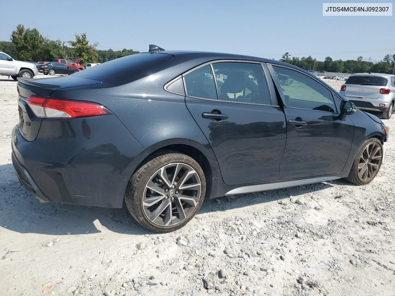 2022 Toyota Corolla Se VIN: JTDS4MCE4NJ092307 Lot: 70141404