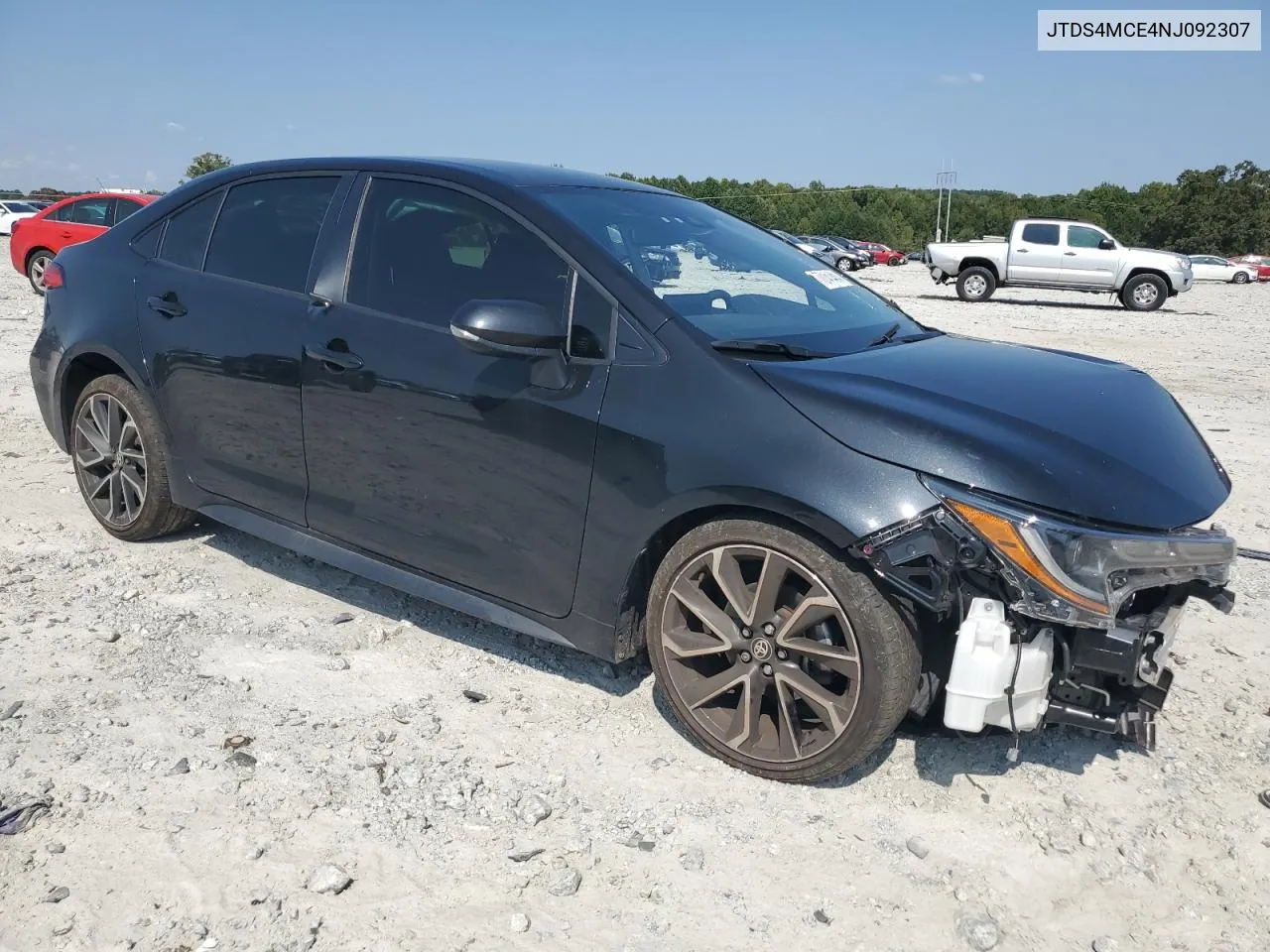 2022 Toyota Corolla Se VIN: JTDS4MCE4NJ092307 Lot: 70141404