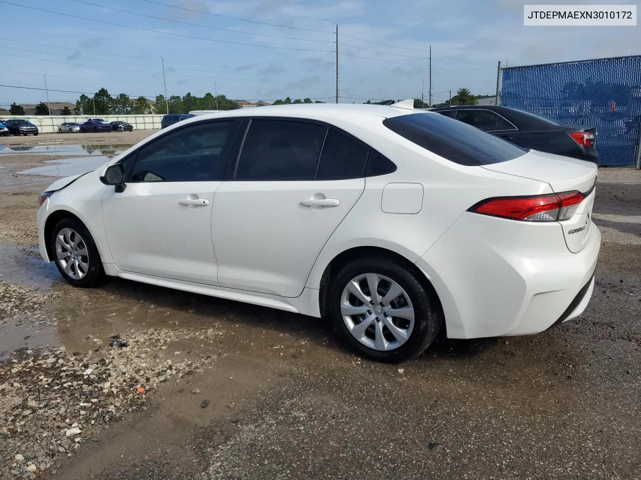 JTDEPMAEXN3010172 2022 Toyota Corolla Le