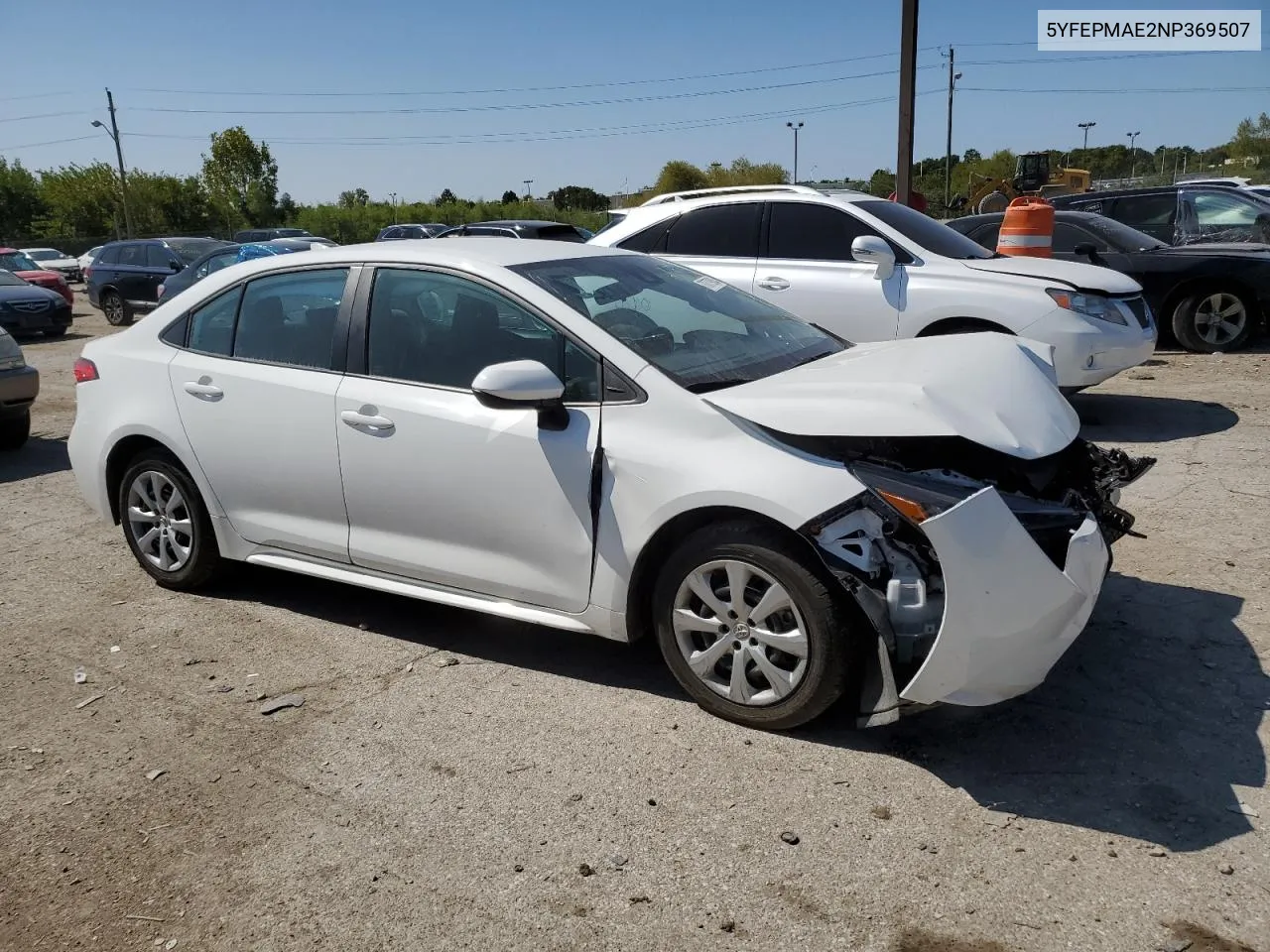 2022 Toyota Corolla Le VIN: 5YFEPMAE2NP369507 Lot: 70779064