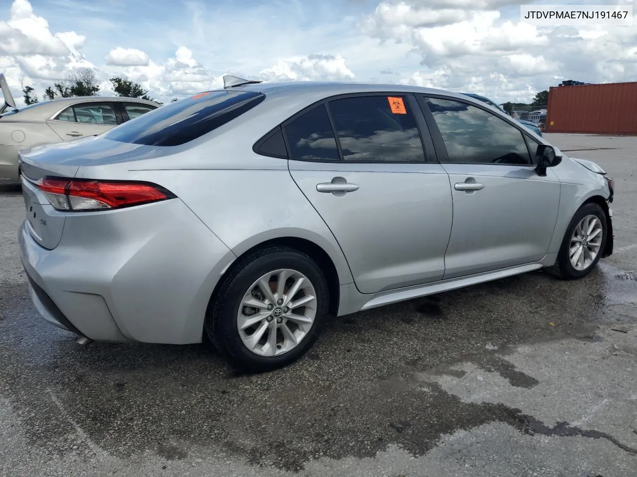 JTDVPMAE7NJ191467 2022 Toyota Corolla Le