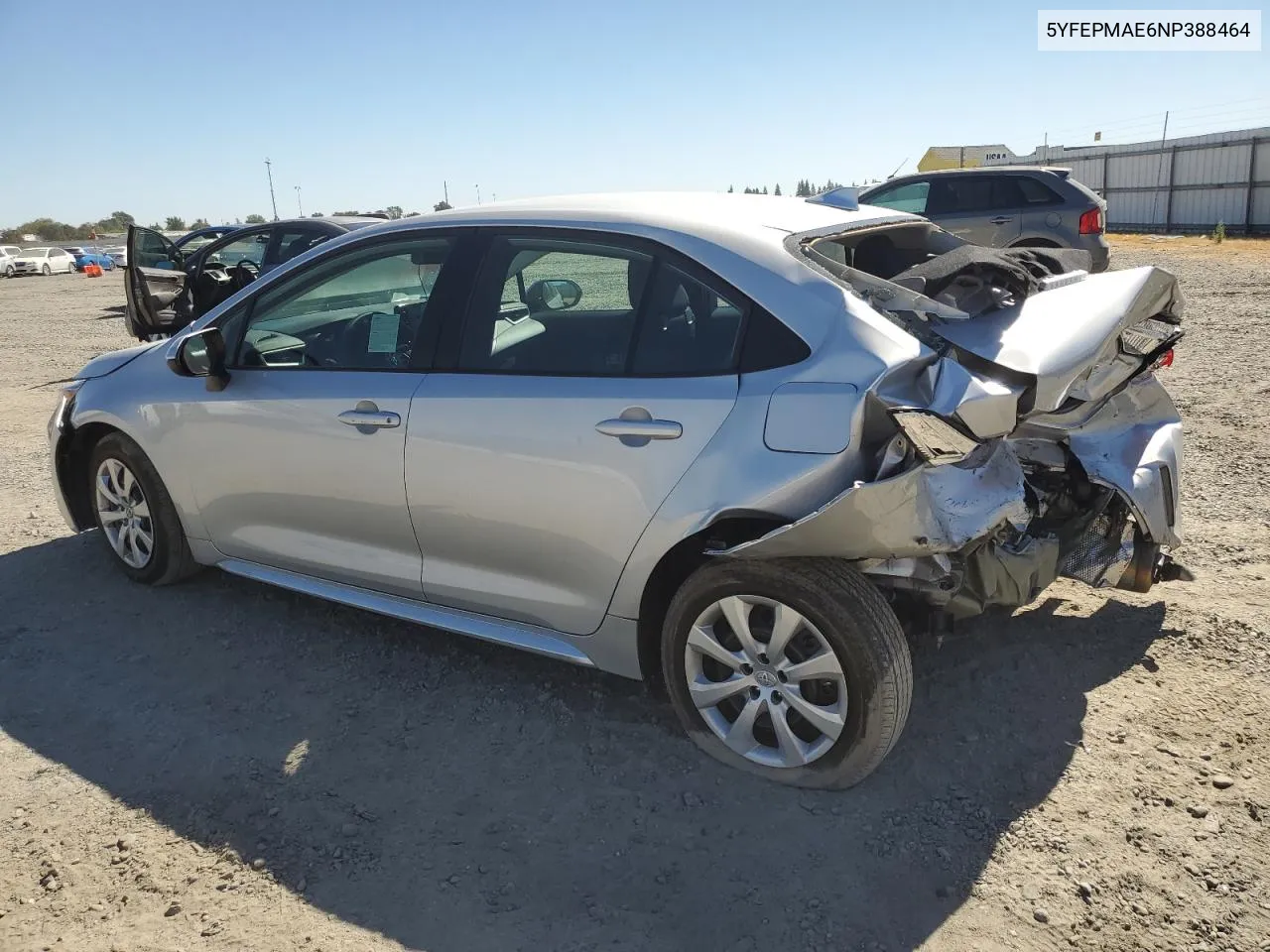 2022 Toyota Corolla Le VIN: 5YFEPMAE6NP388464 Lot: 70795654