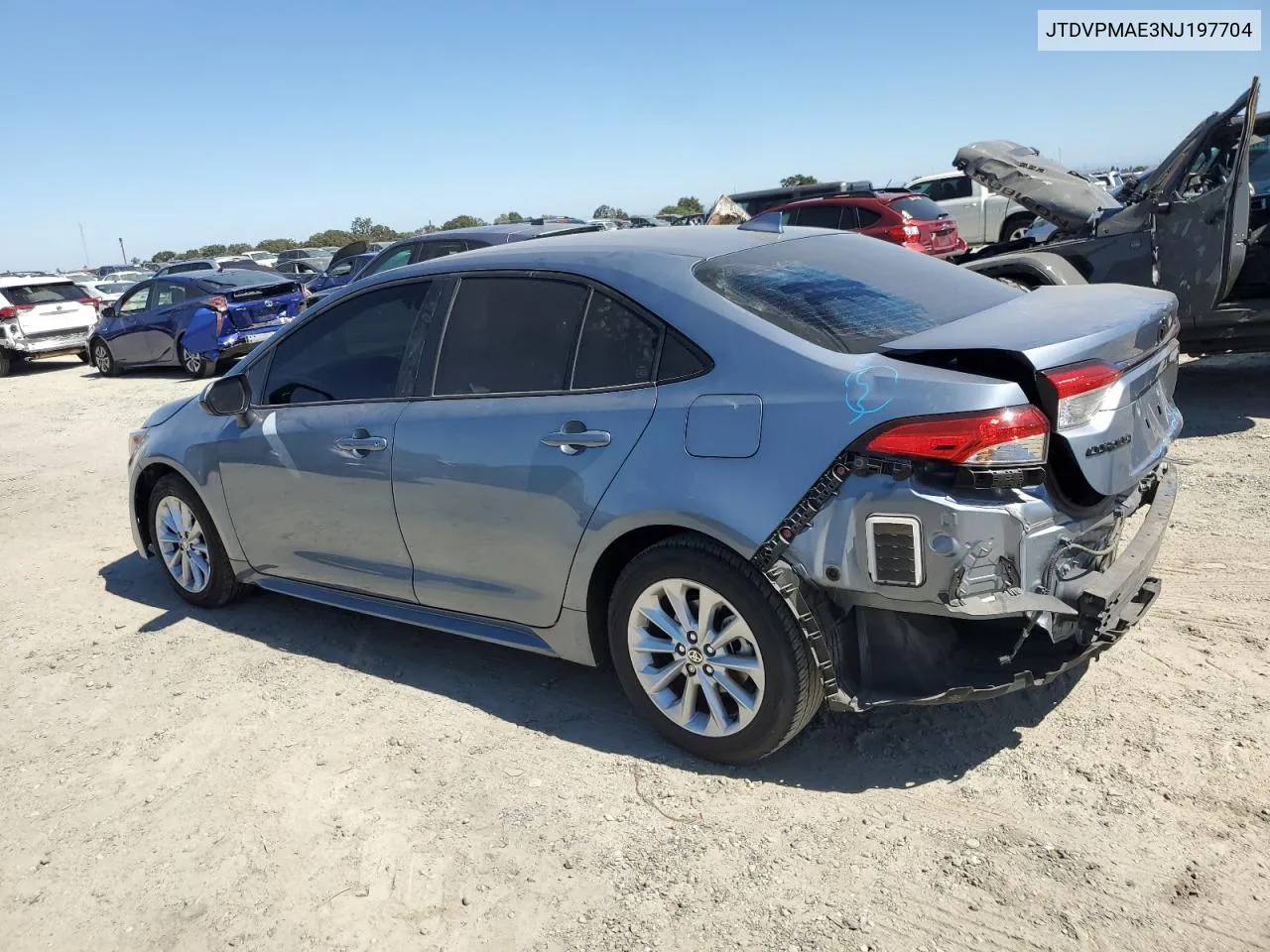 2022 Toyota Corolla Le VIN: JTDVPMAE3NJ197704 Lot: 71256674