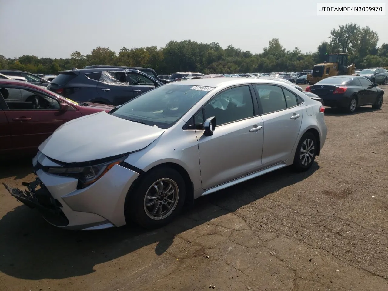 2022 Toyota Corolla Le VIN: JTDEAMDE4N3009970 Lot: 71283444