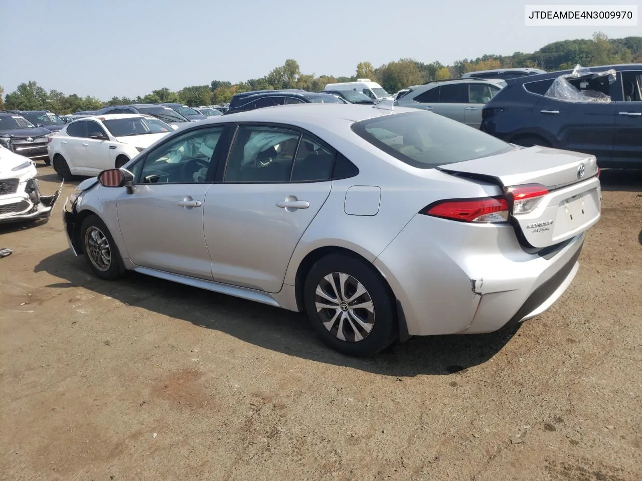 2022 Toyota Corolla Le VIN: JTDEAMDE4N3009970 Lot: 71283444