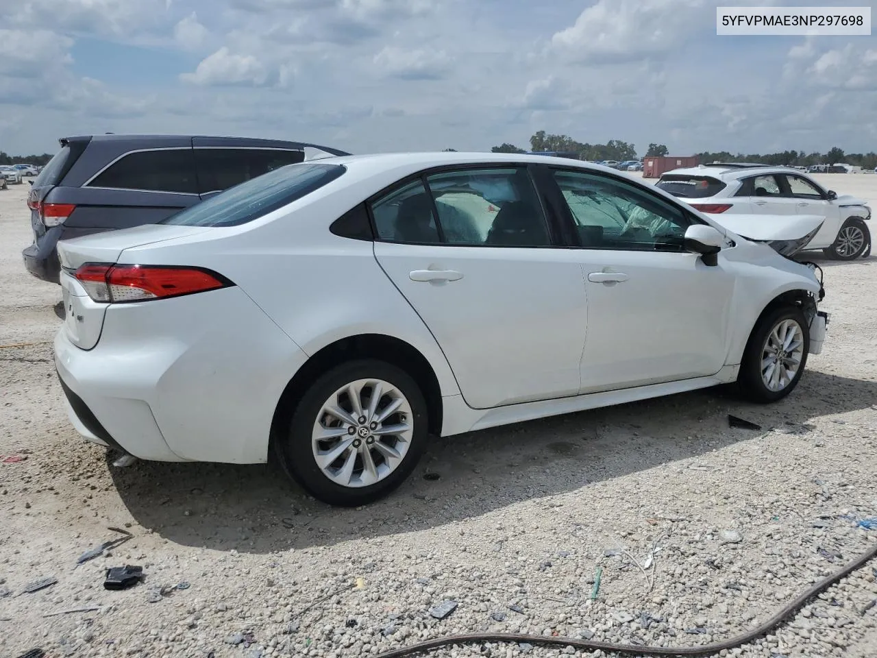 2022 Toyota Corolla Le VIN: 5YFVPMAE3NP297698 Lot: 71457954