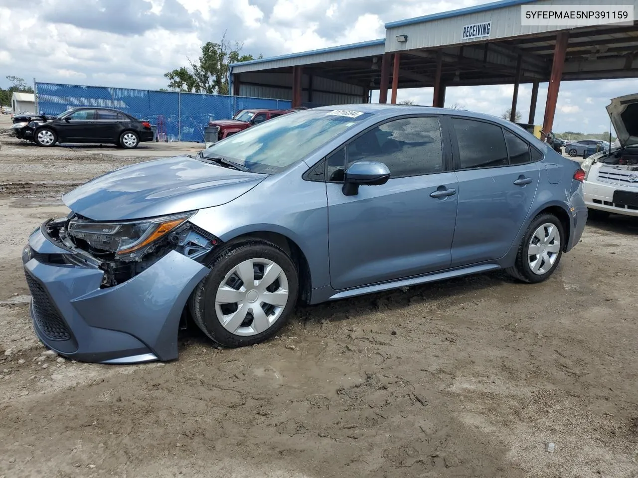 2022 Toyota Corolla Le VIN: 5YFEPMAE5NP391159 Lot: 71716294