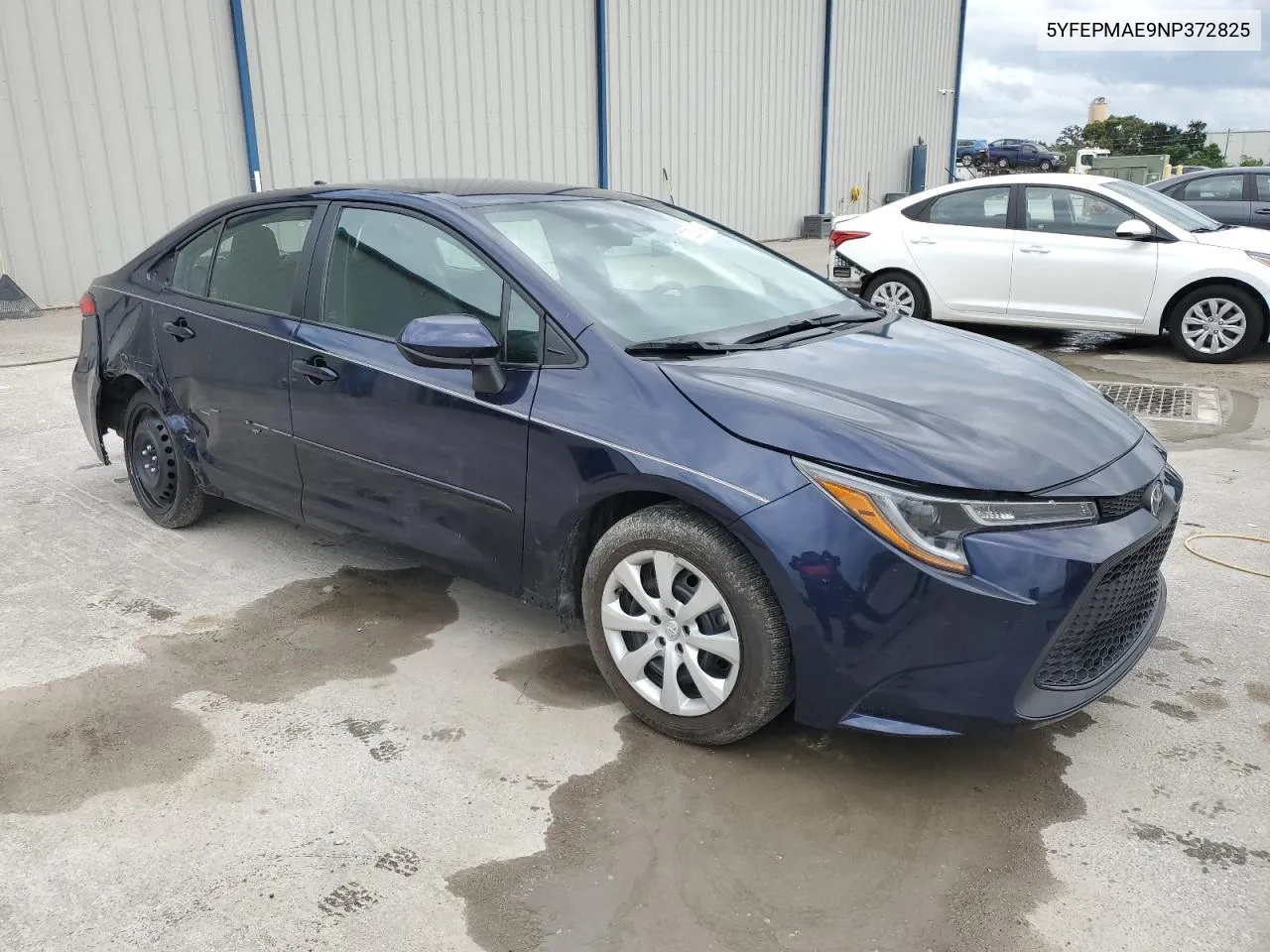 2022 Toyota Corolla Le VIN: 5YFEPMAE9NP372825 Lot: 73323194