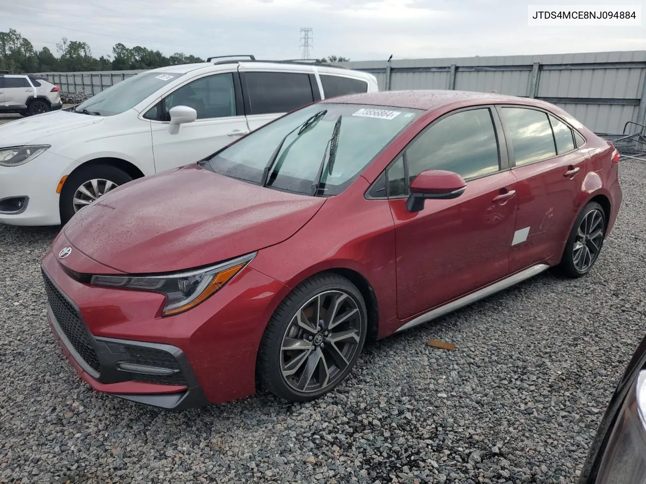 2022 Toyota Corolla Se VIN: JTDS4MCE8NJ094884 Lot: 73856864