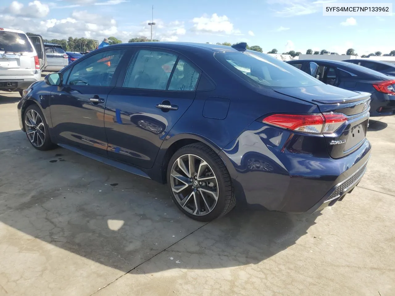 2022 Toyota Corolla Se VIN: 5YFS4MCE7NP133962 Lot: 73867334