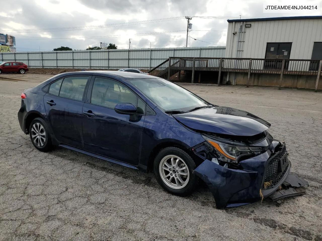 2022 Toyota Corolla Le VIN: JTDEAMDE4NJ044214 Lot: 74218844