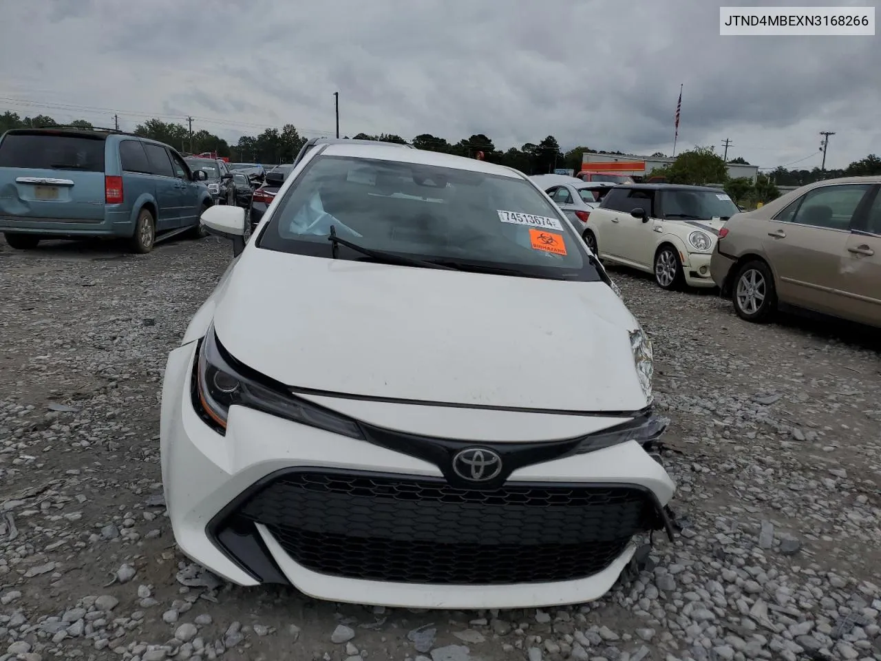 JTND4MBEXN3168266 2022 Toyota Corolla Se