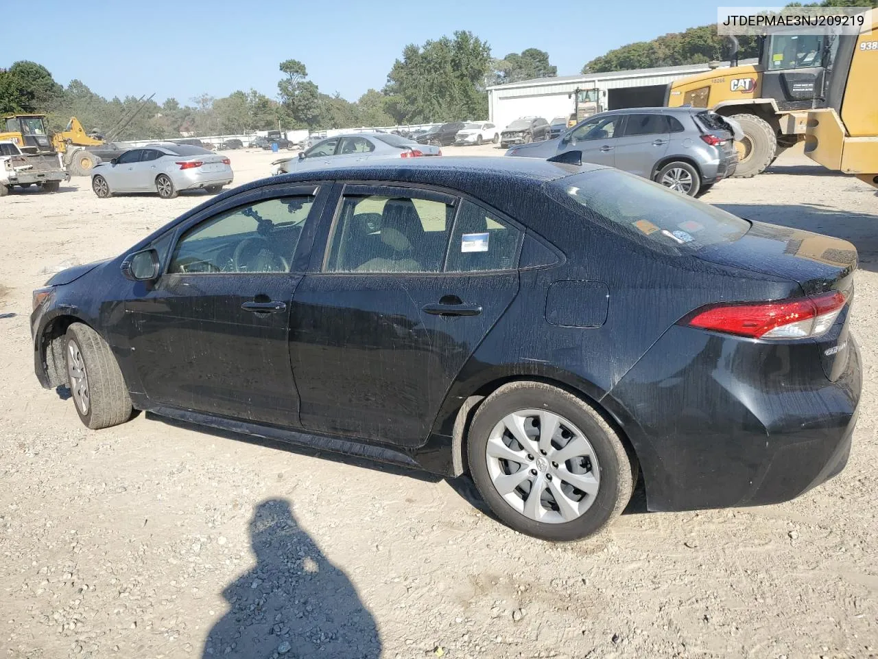 2022 Toyota Corolla Le VIN: JTDEPMAE3NJ209219 Lot: 74757694