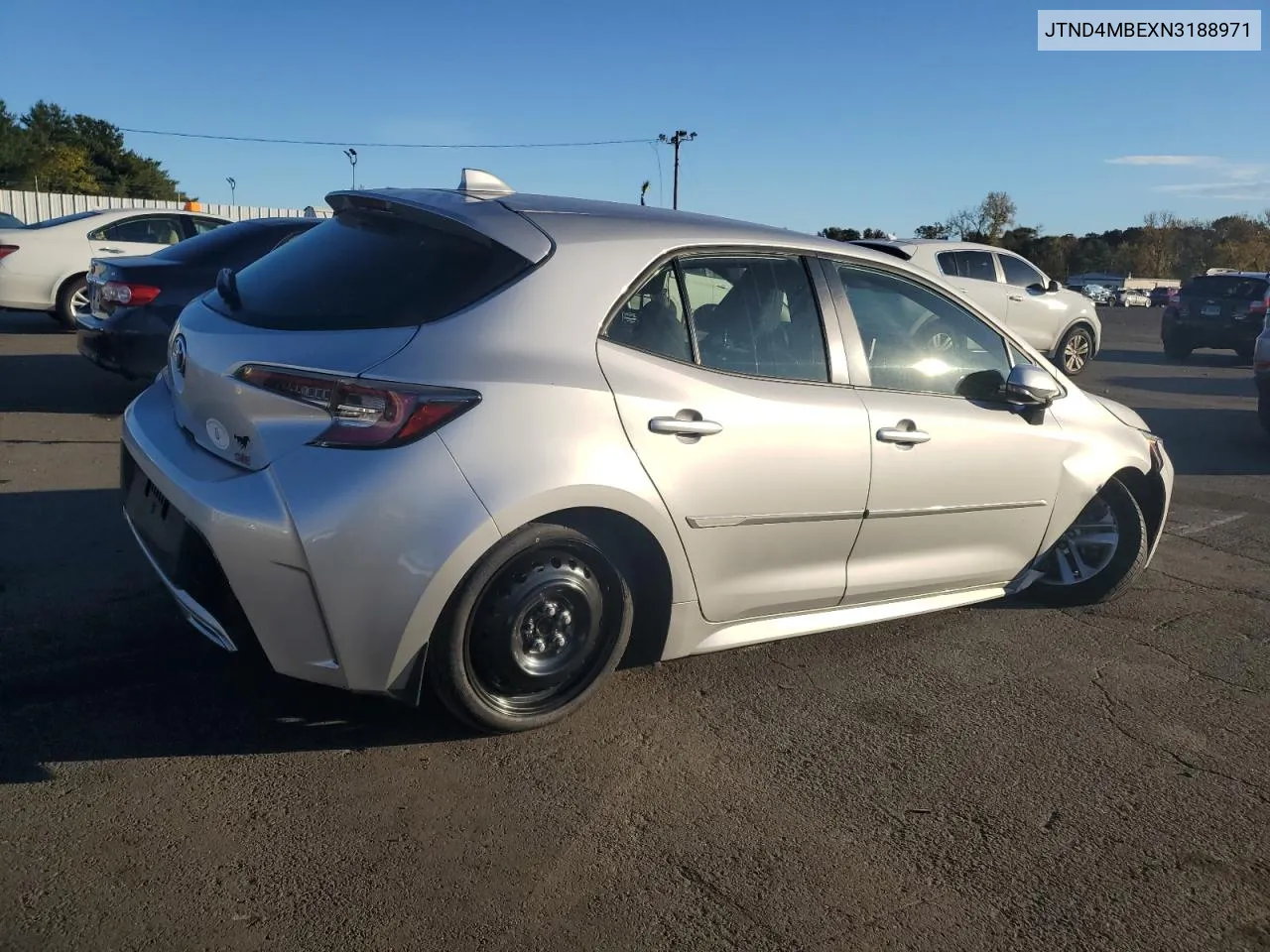 2022 Toyota Corolla Se VIN: JTND4MBEXN3188971 Lot: 76076664