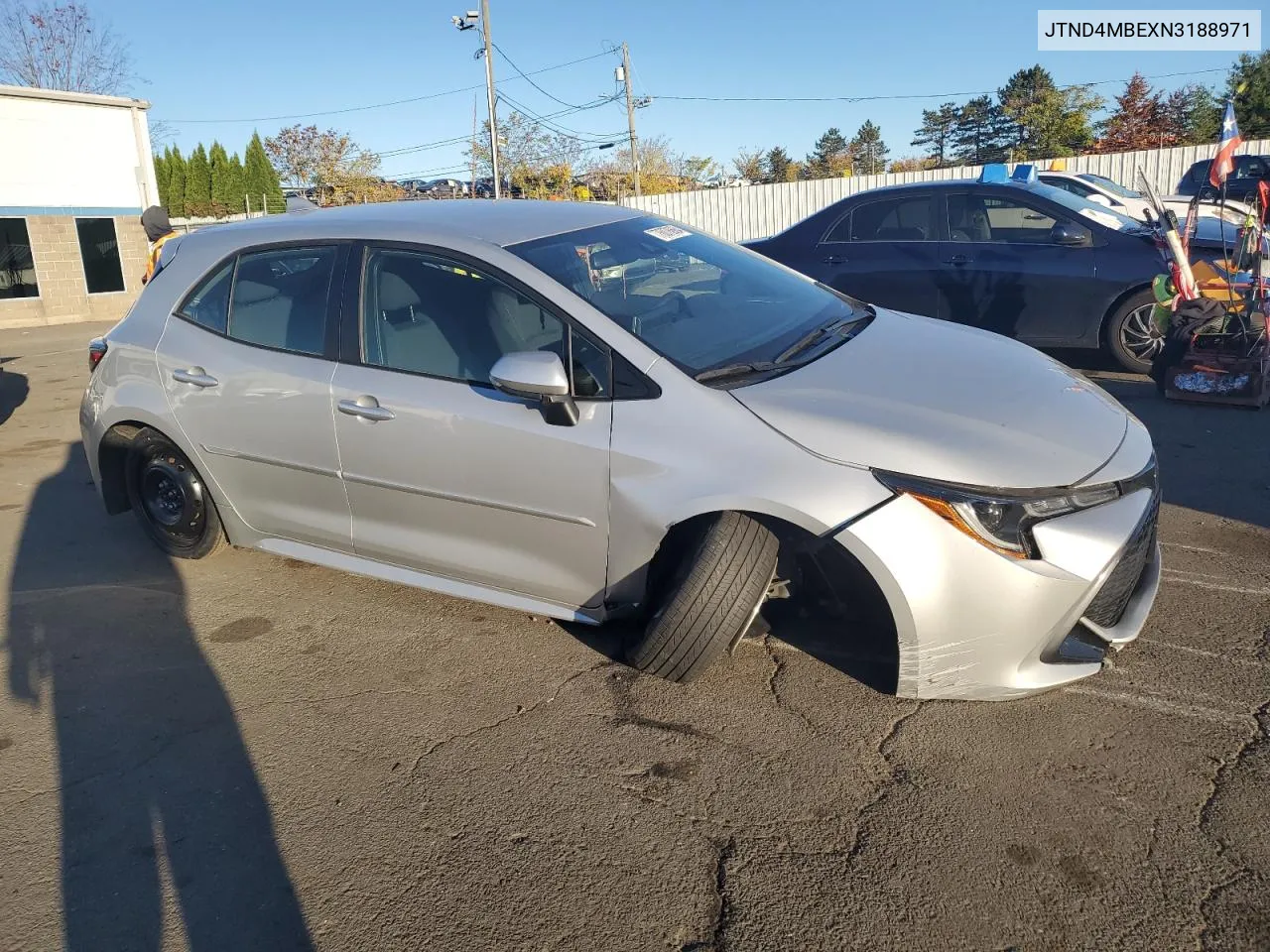 2022 Toyota Corolla Se VIN: JTND4MBEXN3188971 Lot: 76076664