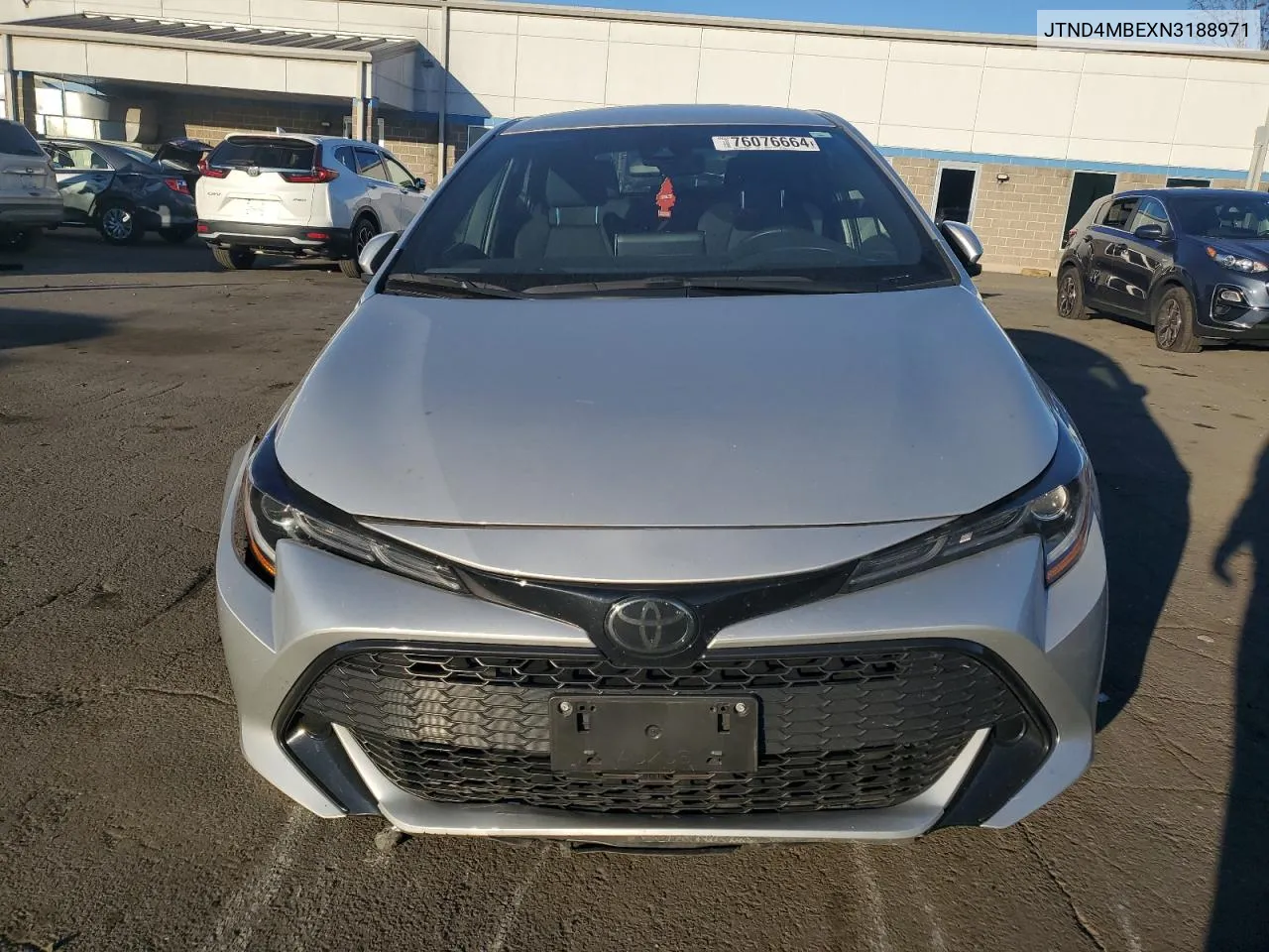 2022 Toyota Corolla Se VIN: JTND4MBEXN3188971 Lot: 76076664