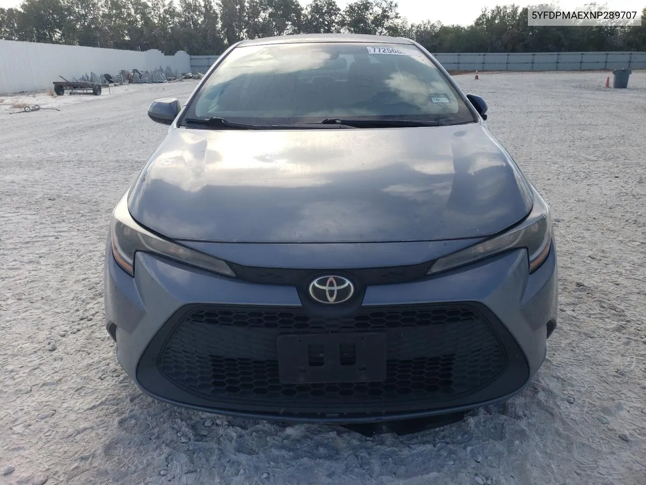 2022 Toyota Corolla L VIN: 5YFDPMAEXNP289707 Lot: 77256834